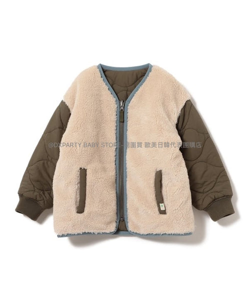 日本童裝 BEAMS mini 2Way 雙面兩著 毛毛外套 90-150cm 男童款/女童款 秋季 OUTERWEAR (適合初秋、香港平均溫度、寒冷天氣）