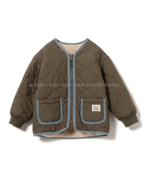 日本童裝 BEAMS mini 2Way 雙面兩著 毛毛外套 90-150cm 男童款/女童款 秋季 OUTERWEAR (適合初秋、香港平均溫度、寒冷天氣）