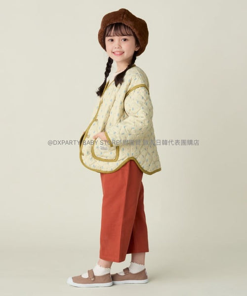 日本童裝 BEAMS mini 碎花圖案絎縫外套 90-150cm 女童款 秋季 OUTERWEAR (適合初秋、香港平均溫度） 【日本預售：2024年11月下旬】