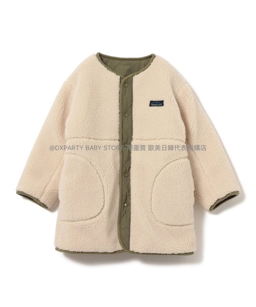 日本童裝 BEAMS mini 2Way 雙面兩著 毛毛外套 90-150cm 男童款/女童款 秋季 OUTERWEAR (適合初秋、香港平均溫度、寒冷天氣、溫度低天氣）