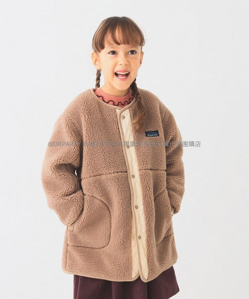 日本童裝 BEAMS mini 2Way 雙面兩著 毛毛外套 90-150cm 男童款/女童款 秋季 OUTERWEAR (適合初秋、香港平均溫度、寒冷天氣、溫度低天氣）