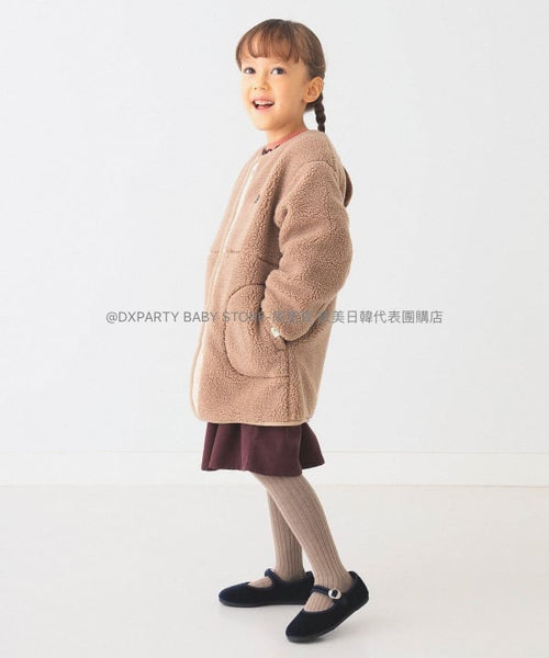 日本童裝 BEAMS mini 2Way 雙面兩著 毛毛外套 90-150cm 男童款/女童款 秋季 OUTERWEAR (適合初秋、香港平均溫度、寒冷天氣、溫度低天氣）