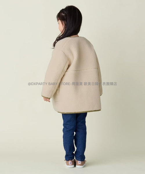 日本童裝 BEAMS mini 2Way 雙面兩著 毛毛外套 90-150cm 男童款/女童款 秋季 OUTERWEAR (適合初秋、香港平均溫度、寒冷天氣、溫度低天氣）