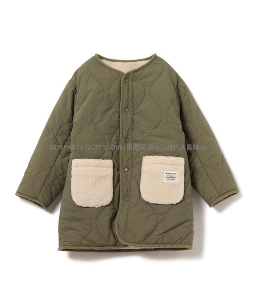 日本童裝 BEAMS mini 2Way 雙面兩著 毛毛外套 90-150cm 男童款/女童款 秋季 OUTERWEAR (適合初秋、香港平均溫度、寒冷天氣、溫度低天氣）