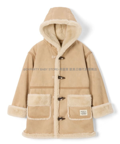 日本童裝 BEAMS mini 人造羊皮大褸 90-150cm 男童款/女童款 秋季 OUTERWEAR (適合初秋、香港平均溫度、寒冷天氣、溫度低天氣及落雪）【日本預售：2024年10月下旬】