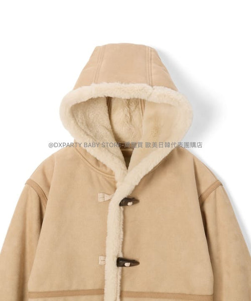 日本童裝 BEAMS mini 人造羊皮大褸 90-150cm 男童款/女童款 秋季 OUTERWEAR (適合初秋、香港平均溫度、寒冷天氣、溫度低天氣及落雪）【日本預售：2024年10月下旬】