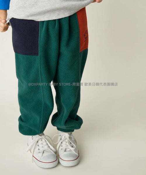 日本童裝 BEAMS mini 刺繡logo抓看長褲 90-150cm 男童款/女童款 秋季 PANTS