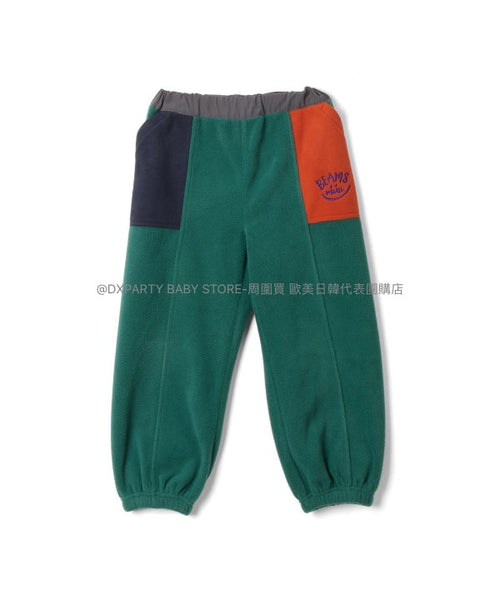 日本童裝 BEAMS mini 刺繡logo抓看長褲 90-150cm 男童款/女童款 秋季 PANTS