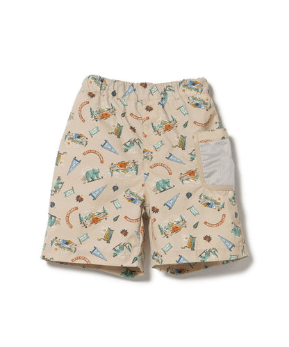 Japanese children's clothing BEAMS mini mesh pocket shorts 90-150cm boys' summer PANTS 