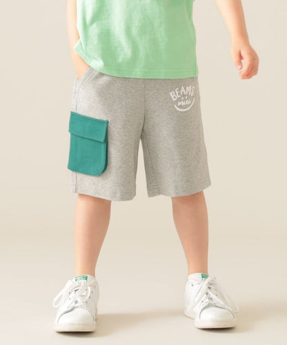Japanese children's clothing BEAMS mini cargo pocket shorts 90-150cm boys' summer PANTS 