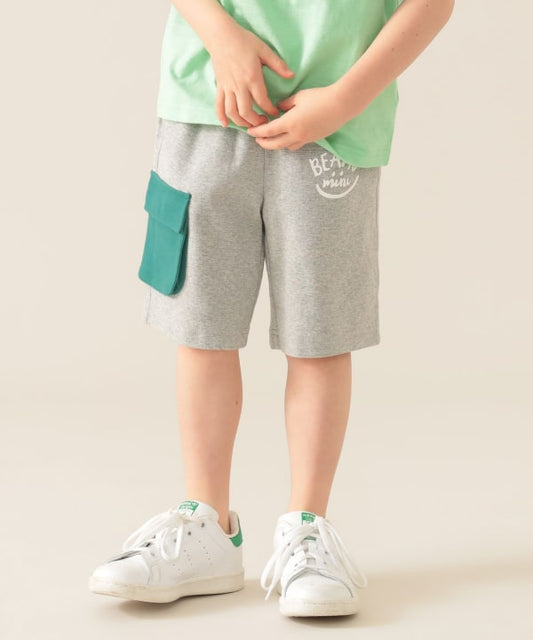 Japanese children's clothing BEAMS mini cargo pocket shorts 90-150cm boys' summer PANTS 