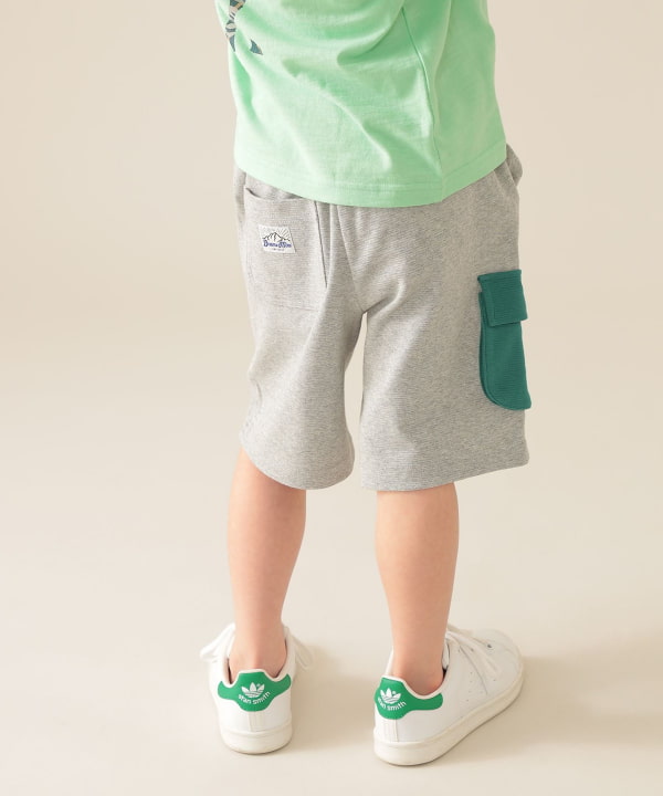 Japanese children's clothing BEAMS mini cargo pocket shorts 90-150cm boys' summer PANTS 