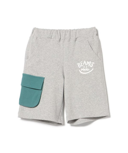 Japanese children's clothing BEAMS mini cargo pocket shorts 90-150cm boys' summer PANTS 