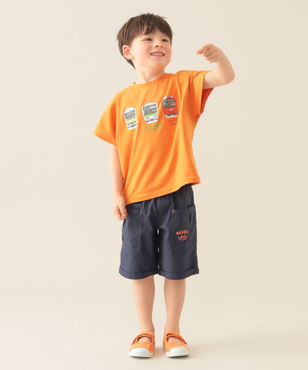 Japanese children's clothing BEAMS mini work shorts 90-150cm boys' summer PANTS 
