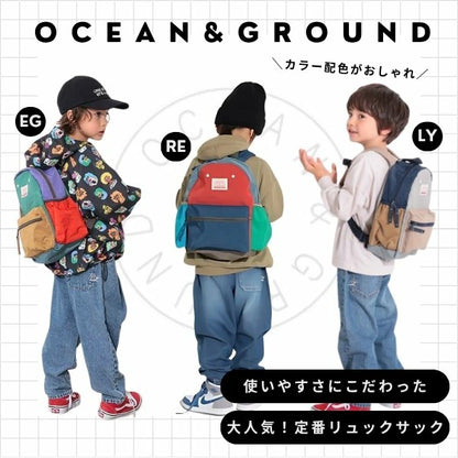 日本直送  OCEAN＆GROUND 防污耐水 糖果拼色背囊 XS-XL 包系列