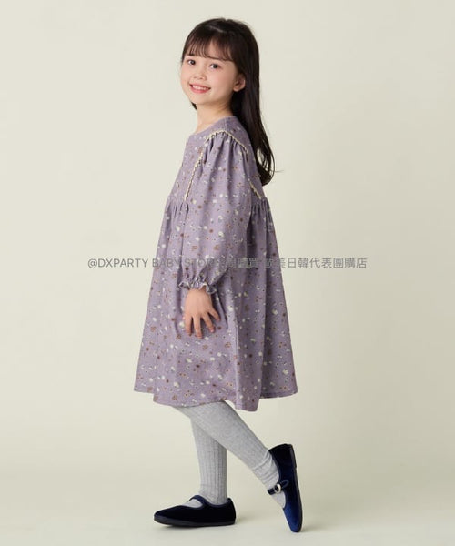 日本童裝 BEAMS mini 碎花連身裙 90-150cm 女童款 秋季 DRESSES