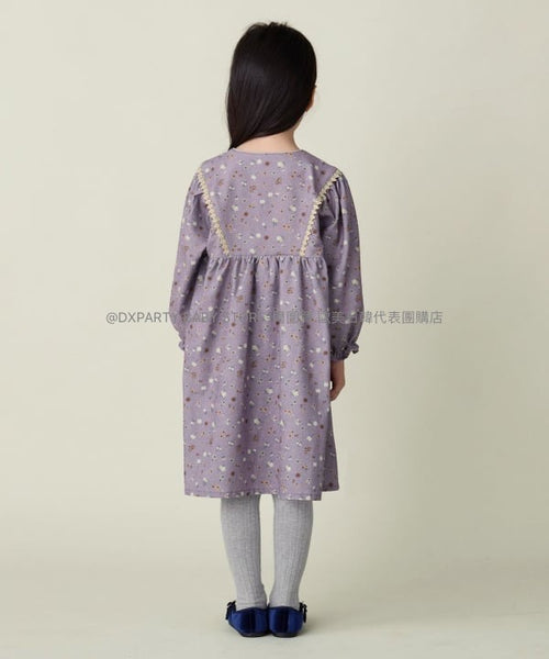 日本童裝 BEAMS mini 碎花連身裙 90-150cm 女童款 秋季 DRESSES