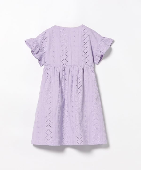 Japanese children's clothing BEAMS mini hollow dress 90-150cm girls summer dresses 