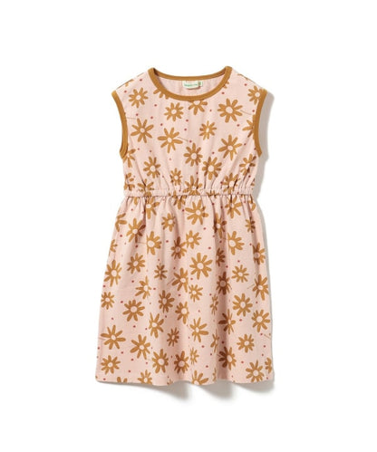 Japanese BEAMS mini floral vest dress 90-150cm girls summer dresses 