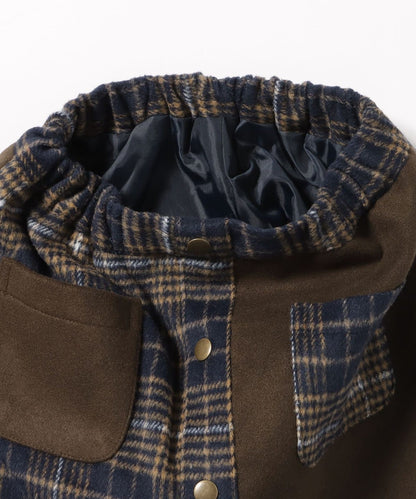 日本童裝 BEAMS mini 毛呢格仔裙褲 90-140cm 女童款 秋冬季 PANTS