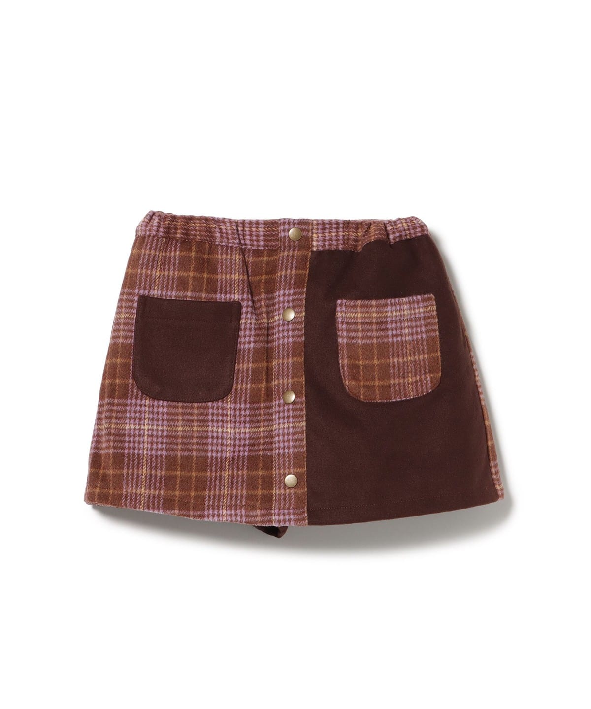 日本童裝 BEAMS mini 毛呢格仔裙褲 90-140cm 女童款 秋冬季 PANTS