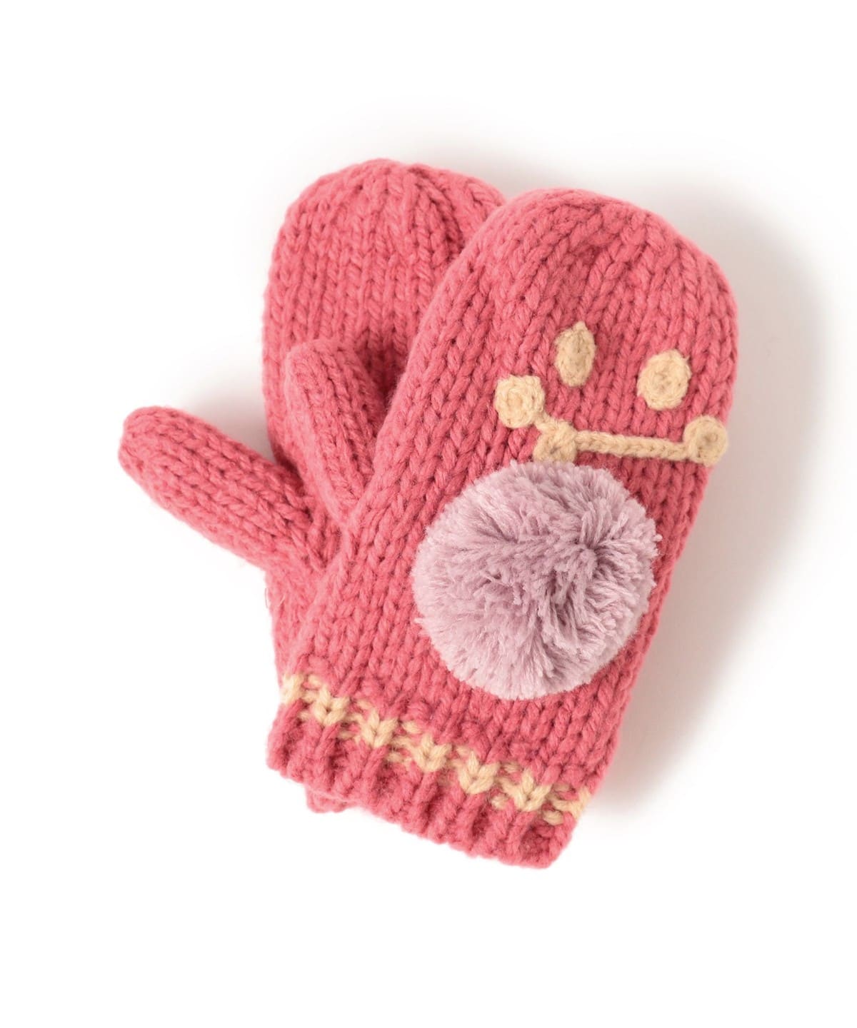 日本直送 BEAMS mini 夾針織手套 Free Size 手套系列