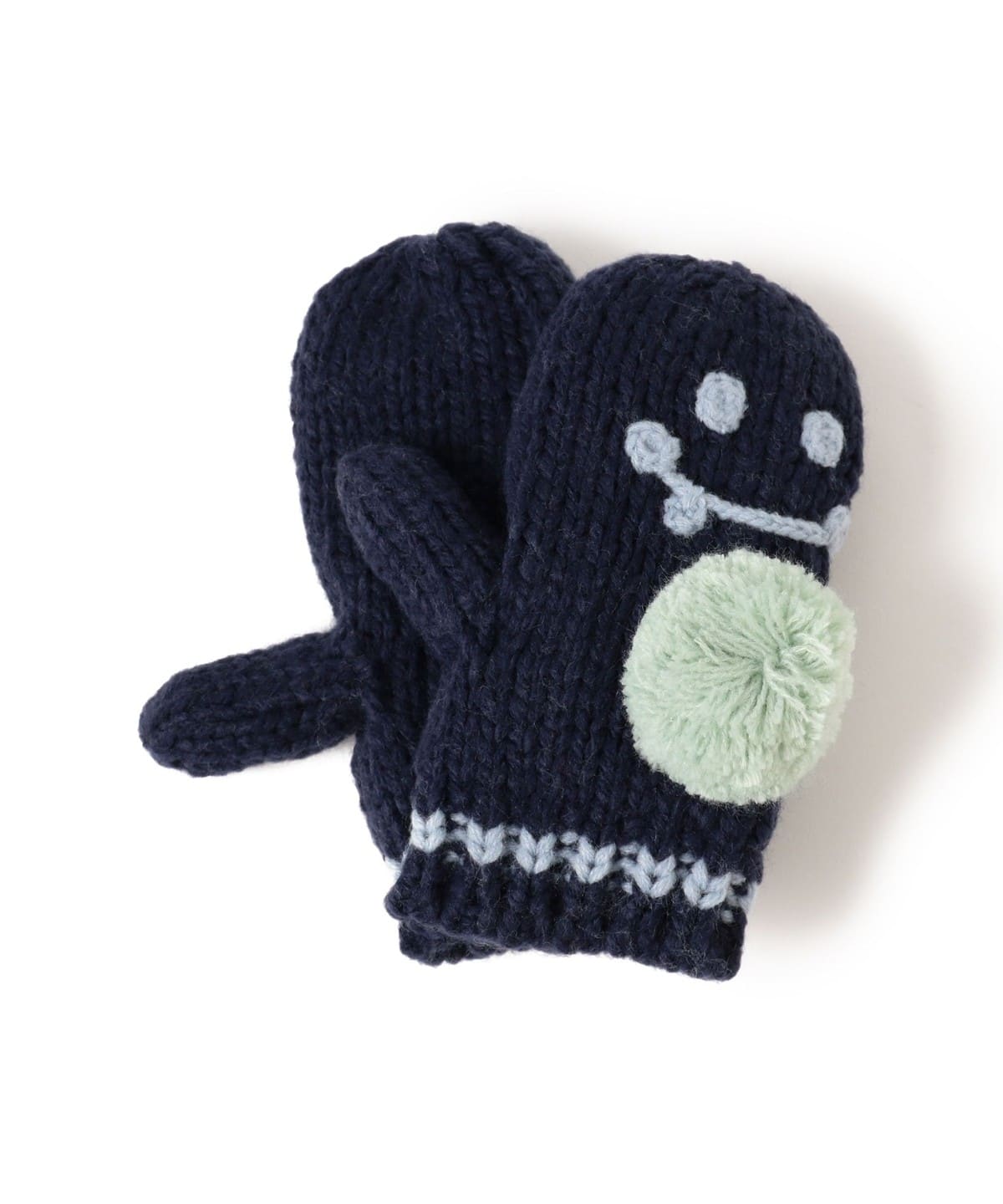 日本直送 BEAMS mini 夾針織手套 Free Size 手套系列