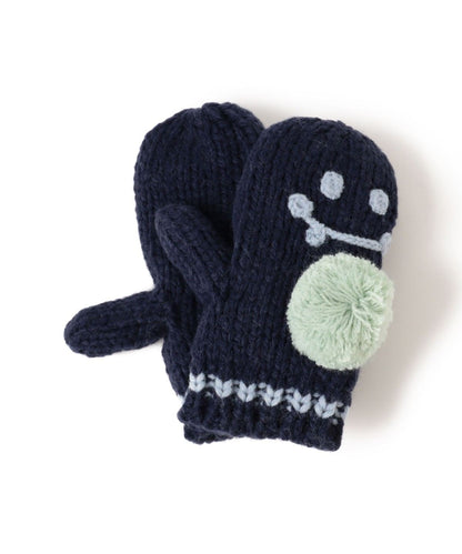 日本直送 BEAMS mini 夾針織手套 Free Size 手套系列