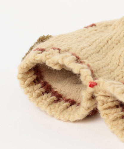 日本直送 BEAMS mini 夾針織手套 Free Size 手套系列