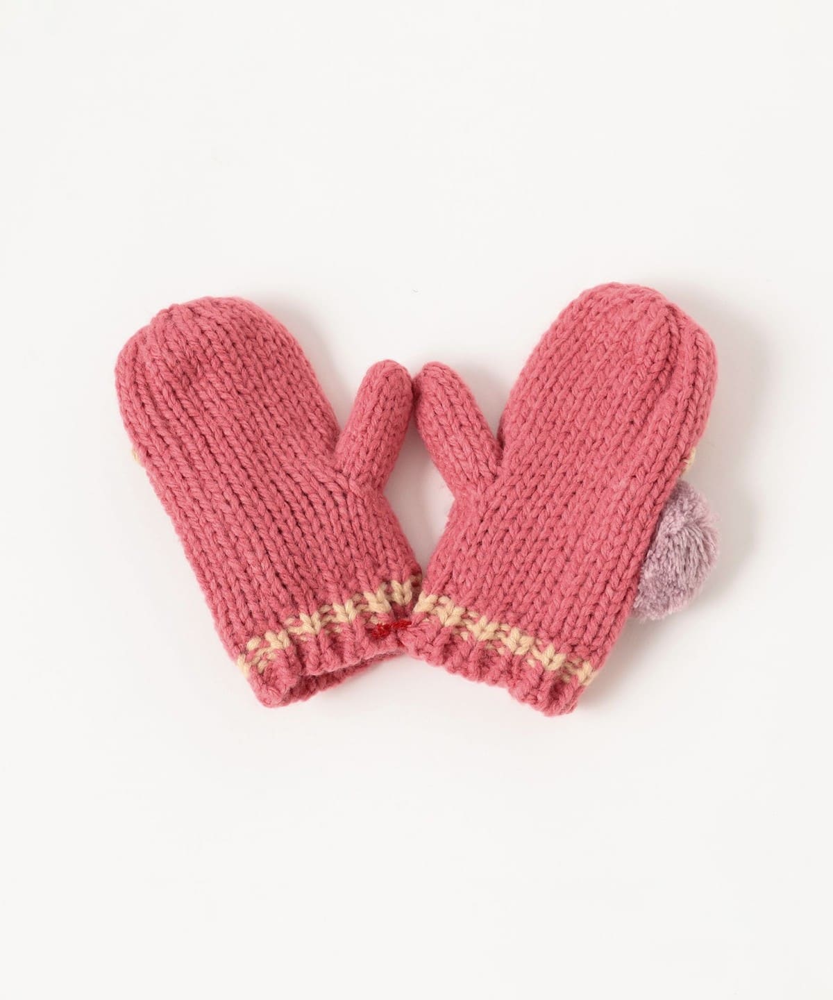 日本直送 BEAMS mini 夾針織手套 Free Size 手套系列