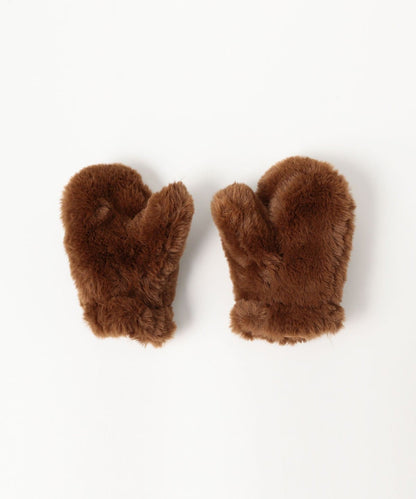 日本直送 BEAMS mini 毛毛手套 Free Size 手套系列