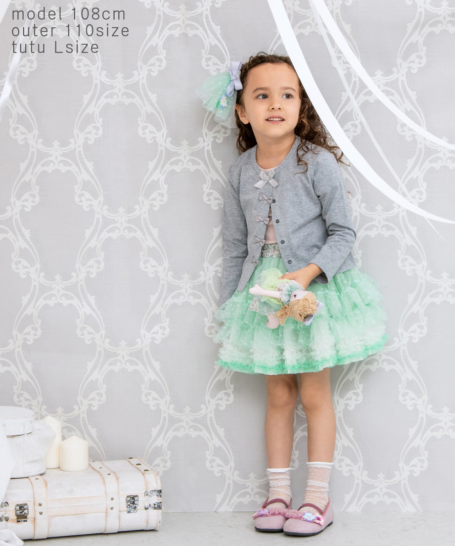 Japanese children's clothing panpantutu UV protection quick-drying series ruffled jacket 80-150cm girls summer outerwear 