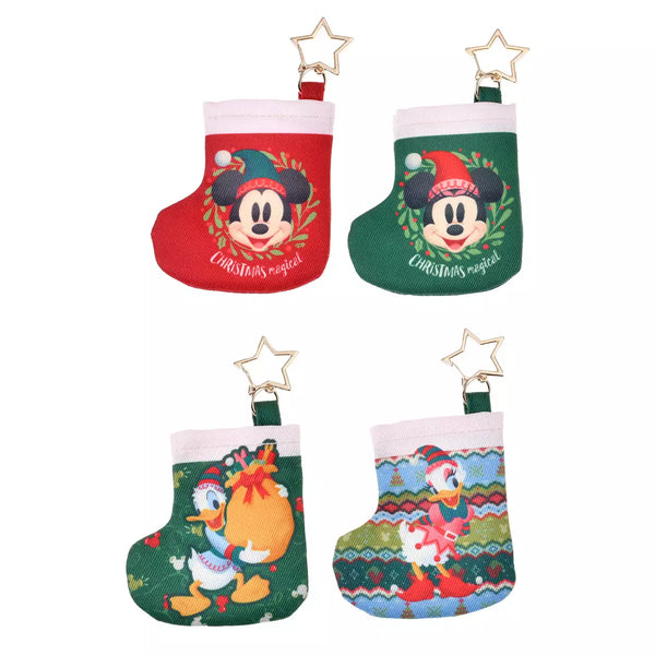 日本直送 盲盒隨機一個鑰匙扣襪子 DISNEY CHRISTMAS 聖誕快樂特輯