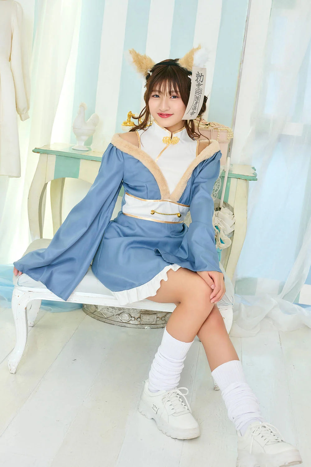 日本直送 狐狸女孩 140-150cm 女童款 萬聖節 Cosplay服裝 Halloween攪鬼特輯