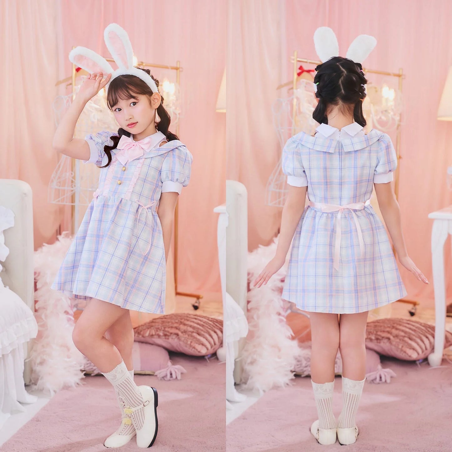 日本直送 兔仔女孩 120-140cm 女童款 萬聖節 Cosplay服裝 Halloween攪鬼特輯