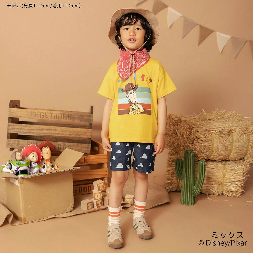 日本童裝 Branshes x Disney ToyStory 牛仔短褲 90-140cm 男童款/女童款 夏季 PANTS