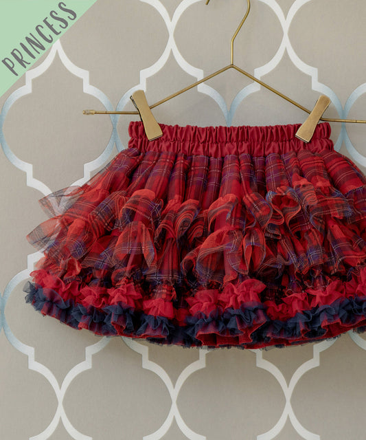 日本童裝 panpantutu 倫敦格紋 tutu裙 70-140cm 女童款 初生嬰兒 夏季 SKIRTS