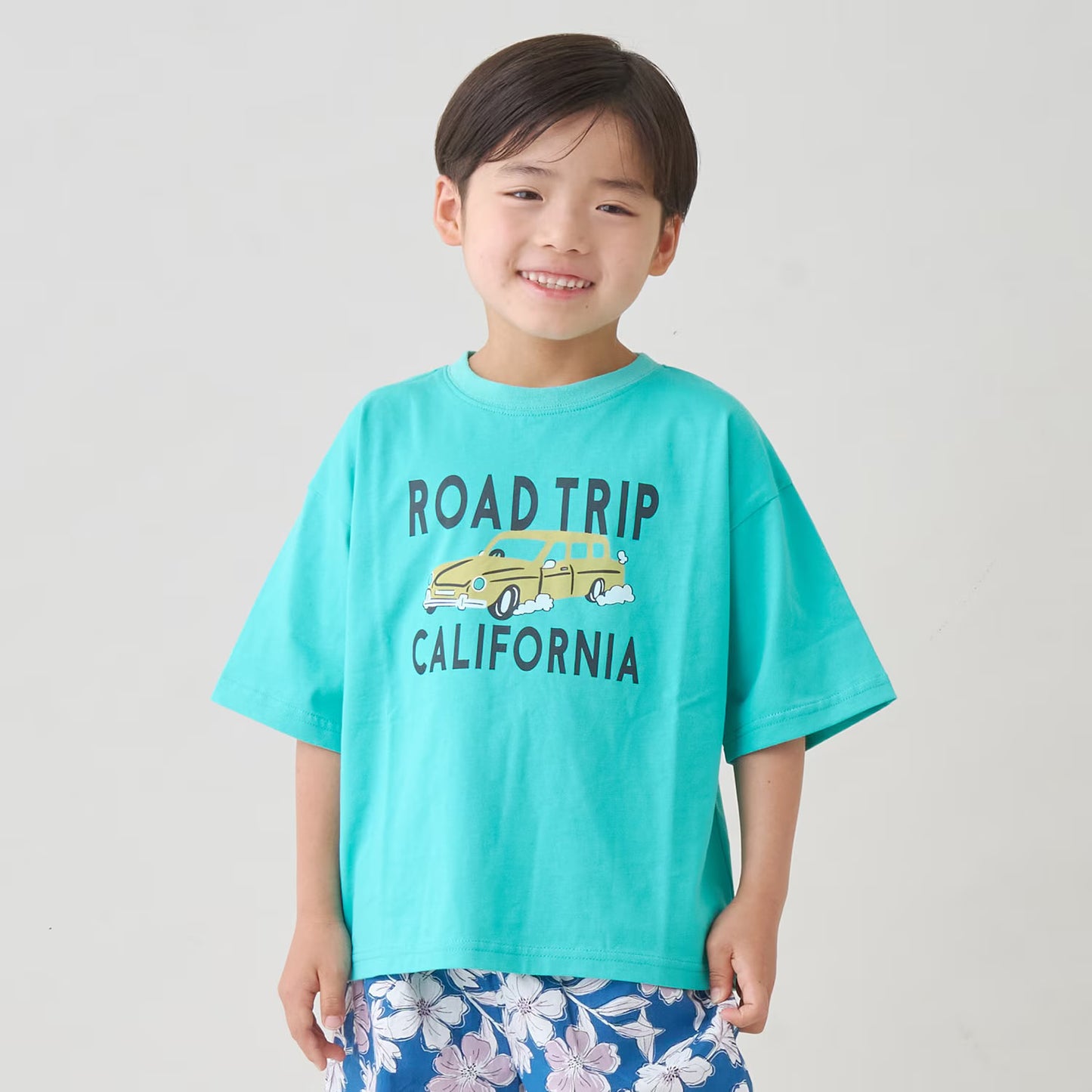 日本童裝 b・R# 彩色圖案印花上衣 90-140cm 男童款 夏季 TOPS