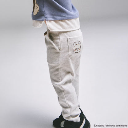 日本童裝 pe#main x【Chiikawa】菱形貼花長褲 80-130cm 男童款/女童款 初生嬰兒 夏季 PANTS