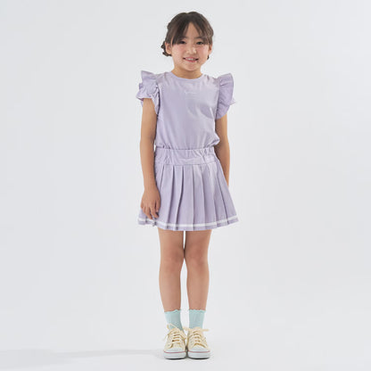 日本童裝 Ly# mine 隔熱布料 防UV 百摺短裙 100-140cm 女童款 夏季 SKIRTS
