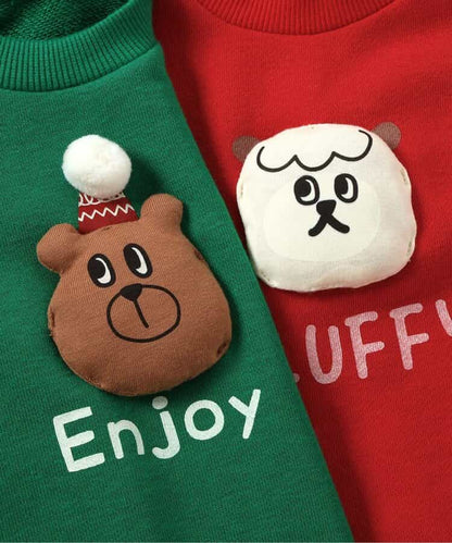 日本童裝 BREEZE 連衣 70-80cm 男童款/女童款 初生嬰兒 冬季 Jumpsuit Christmas 聖誕快樂特輯 聖誕服裝/飾物配件 聖誕紅/新年紅