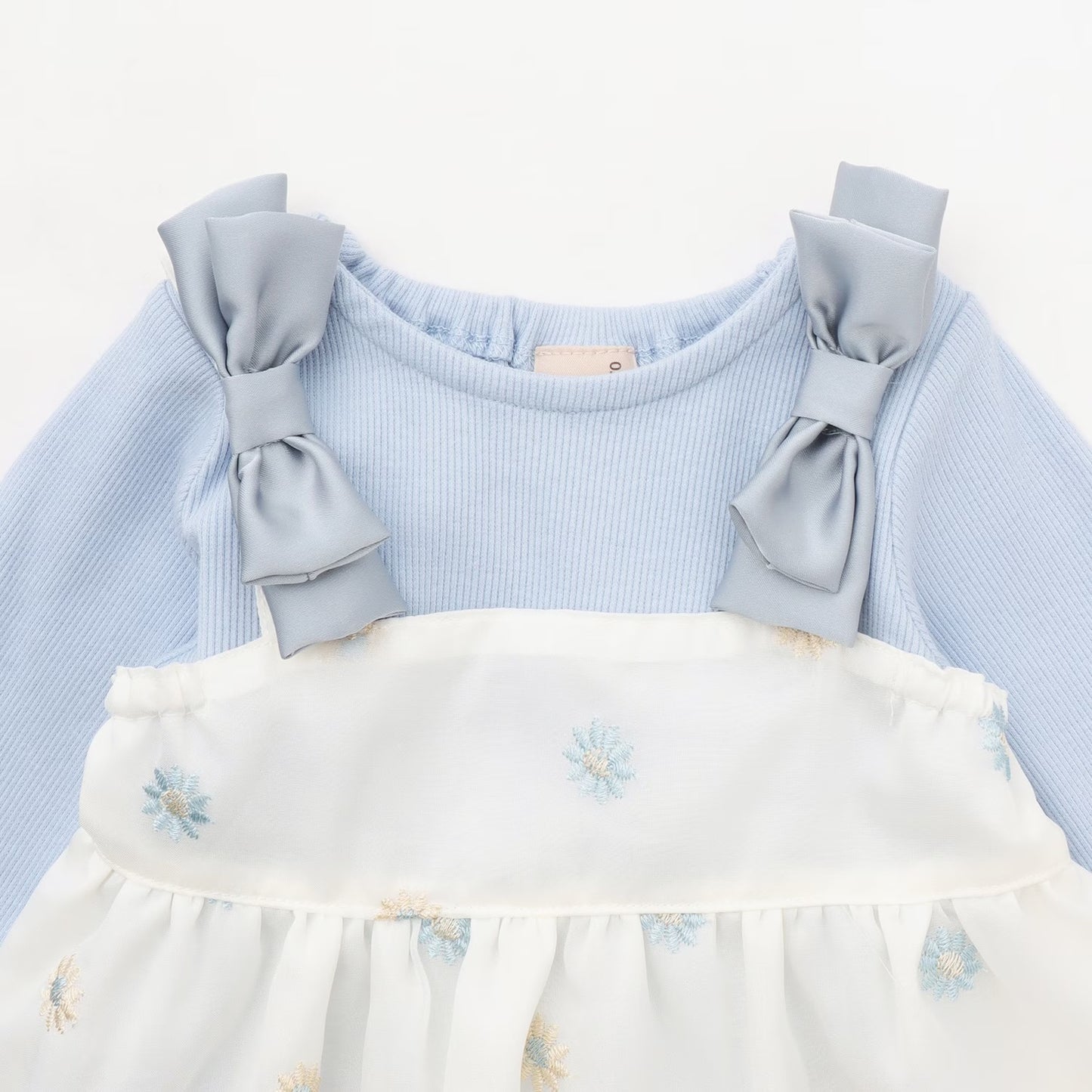 日本童裝 pe#main 花刺繡吊帶裙及連衣兩件套裝 70-80cm 女童款 初生嬰兒 夏季 Jumpsuit DRESSES