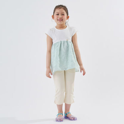 日本童裝 Ly# mine 緞帶刺繡上衣 90-140cm 女童款 夏季 TOPS