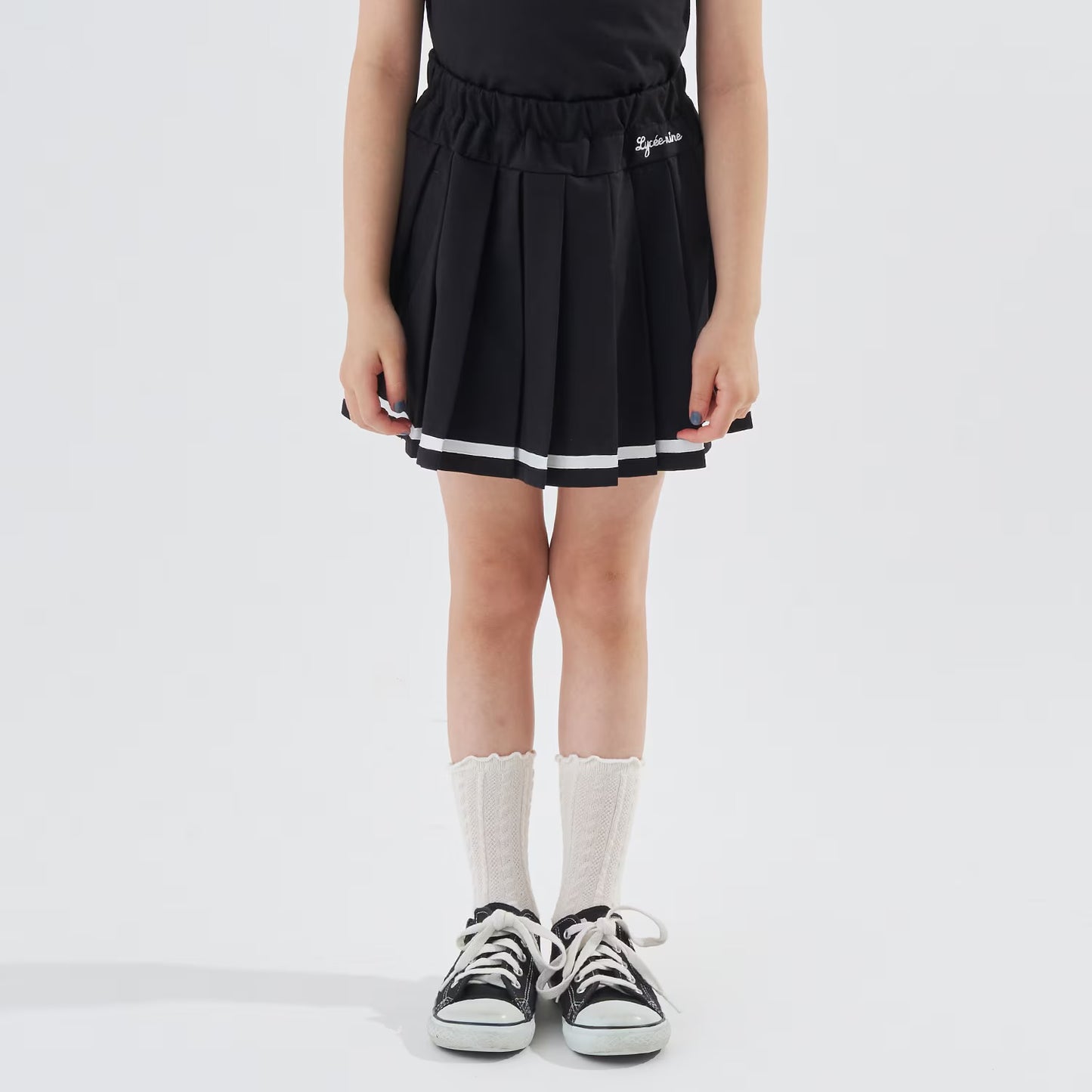 日本童裝 Ly# mine 隔熱布料 防UV 百摺短裙 100-140cm 女童款 夏季 SKIRTS