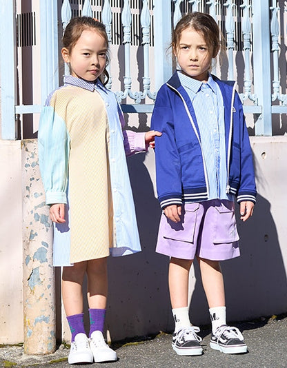 Japanese children's clothing mini#ML mountain series pocket shorts 90-140cm boys/girls summer PANTS 