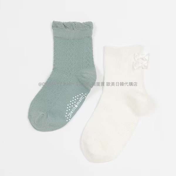 日本直送 pe#main 襪一套兩對 11-20cm 兒童款 襪系列