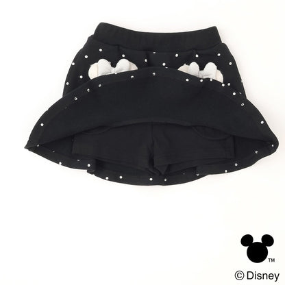日本童裝 pe#main x Disney 毛毛圖案短裙 80-130cm 女童款 冬季 SKIRTS 聖誕紅/新年紅
