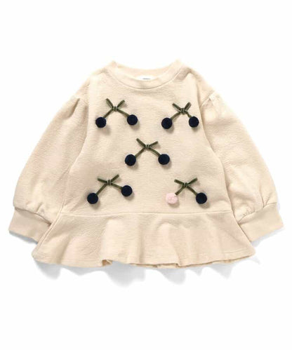 日本童裝 SERAPH 車厘子上衣 80-140cm 女童款 秋季 TOPS