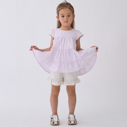 日本童裝 pe#main 水陸兩用 沙灘花邊短褲 80-130cm 女童款 PANTS 夏日玩水泳衣特輯