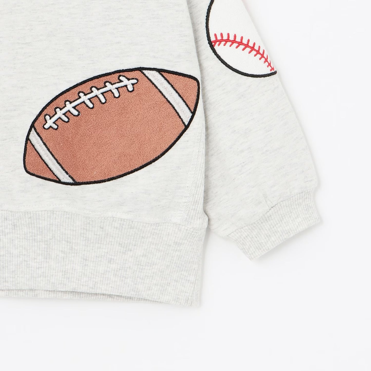 日本童裝 pe#main 球類貼花長袖上衣 80-130cm 男童款 夏季 TOPS